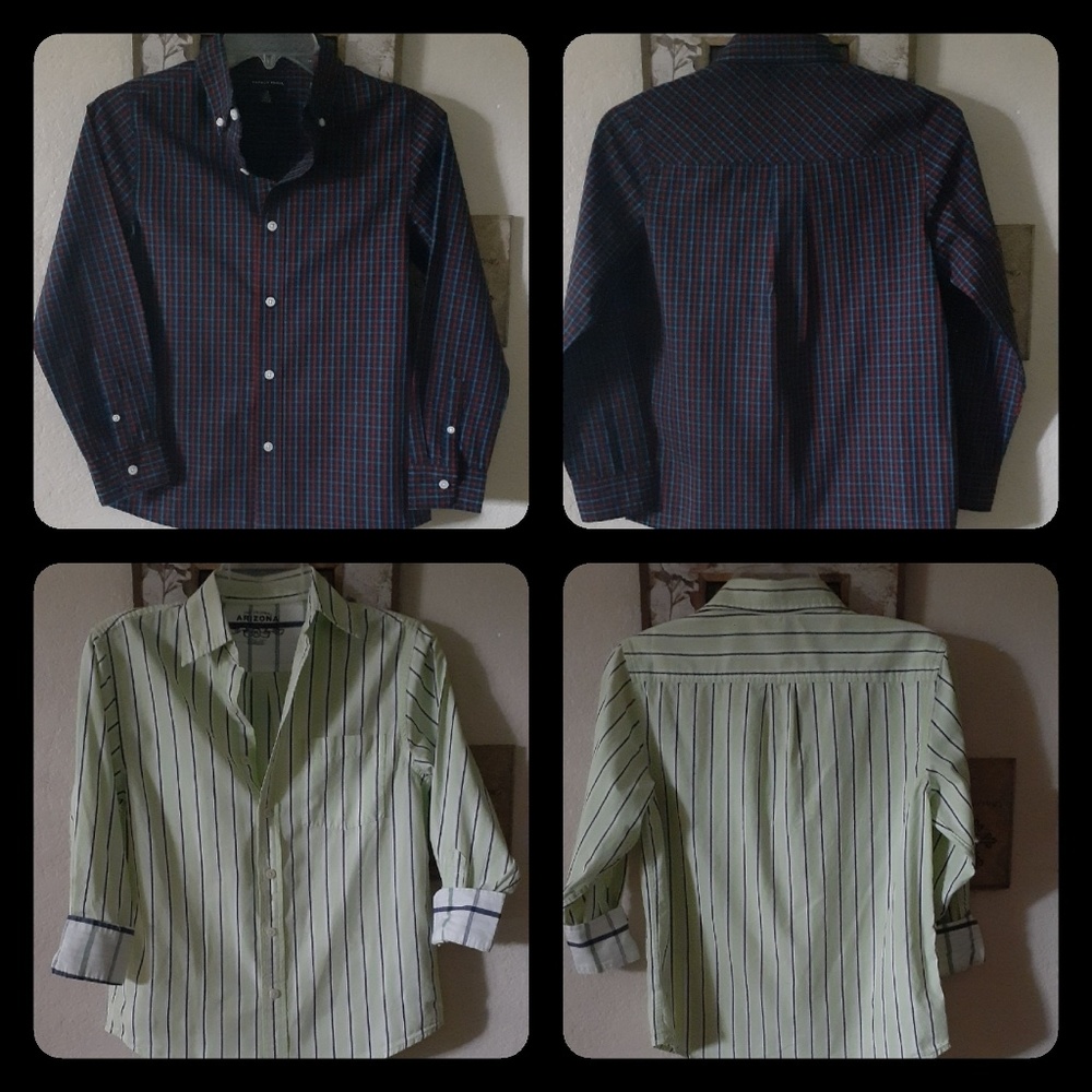 🙋‍♂️ (2) Boys Shirt BUNDLE